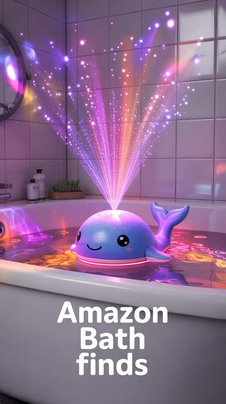 Best Amazon Bath Toys & Gifts for Toddlers - Light Up Whale Edition