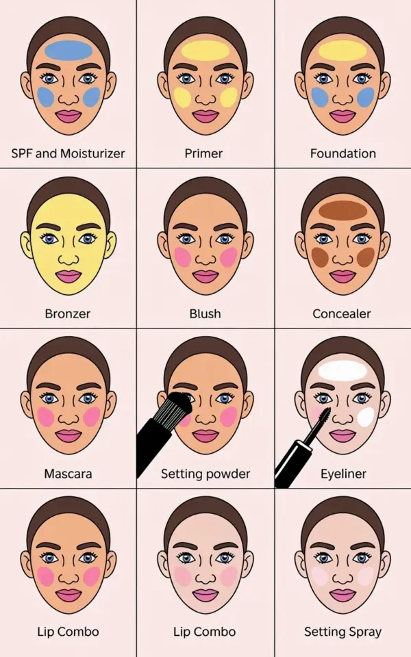 The biggest face makeup application mistake? Applying everything in the wrong order 😬 This 12-step guide fixes it