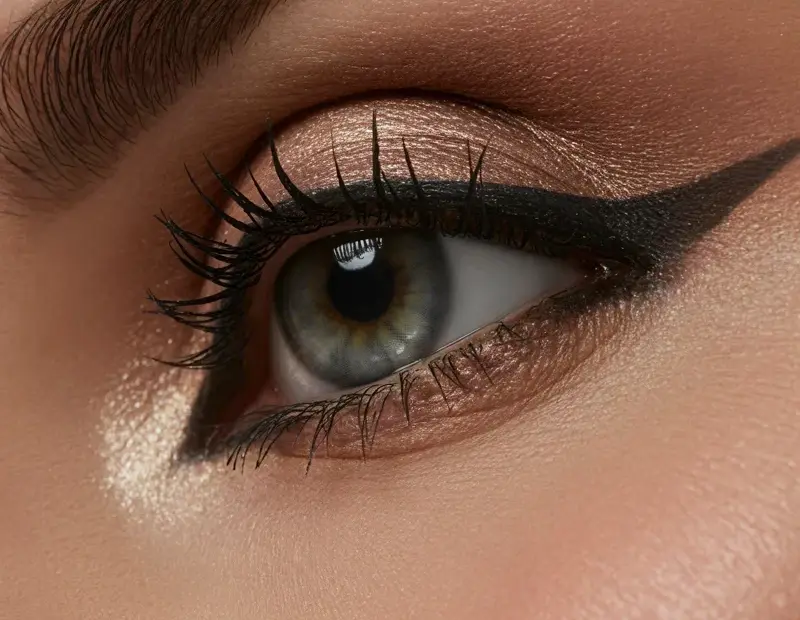 Mauve Bronze Smokey Eye Makeup for a Cozy Glam Night In