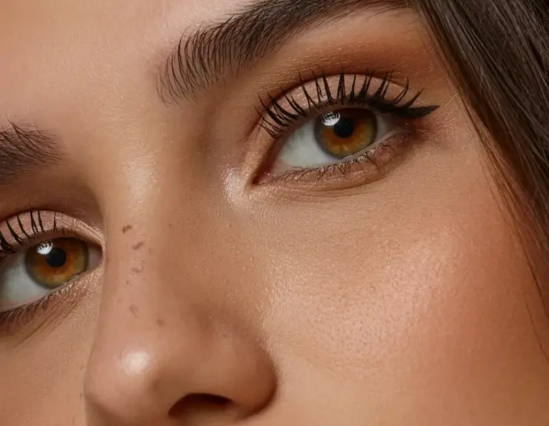 Budget Makeup Look | Shimmer Eyeshadow & Pink Nude Lips for Green Eyes