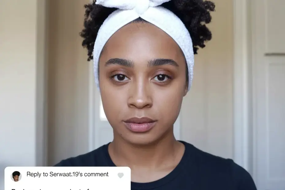 No Makeup Makeup Tutorial Before & After for Black Women | Everyday Natural Look