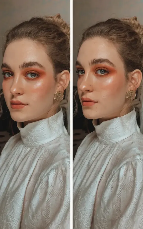 Beauty Portrait Makeup Inspiration: Warm Brown Smokey Eye & Nude Lip
