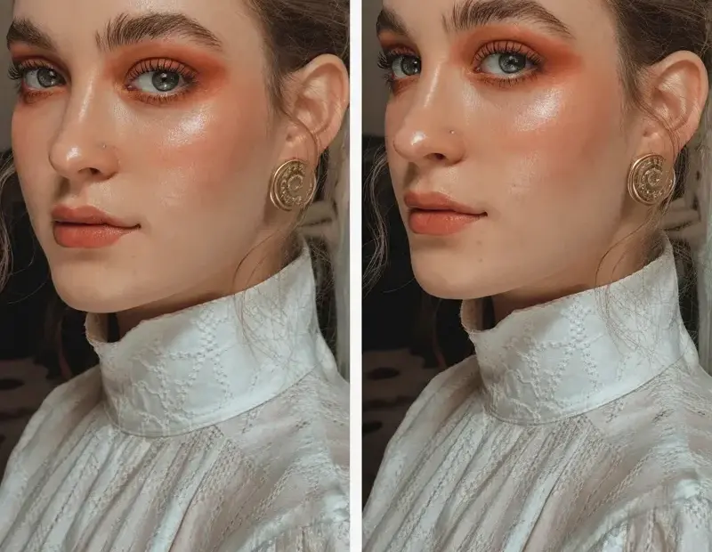 Beauty Portrait Makeup Inspiration: Warm Brown Smokey Eye & Nude Lip